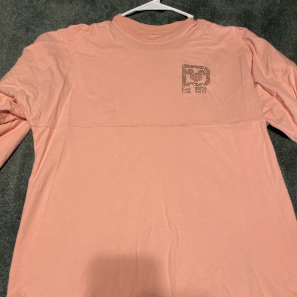 Disneyworld spirit pink  colored Long Sleeve Shirt